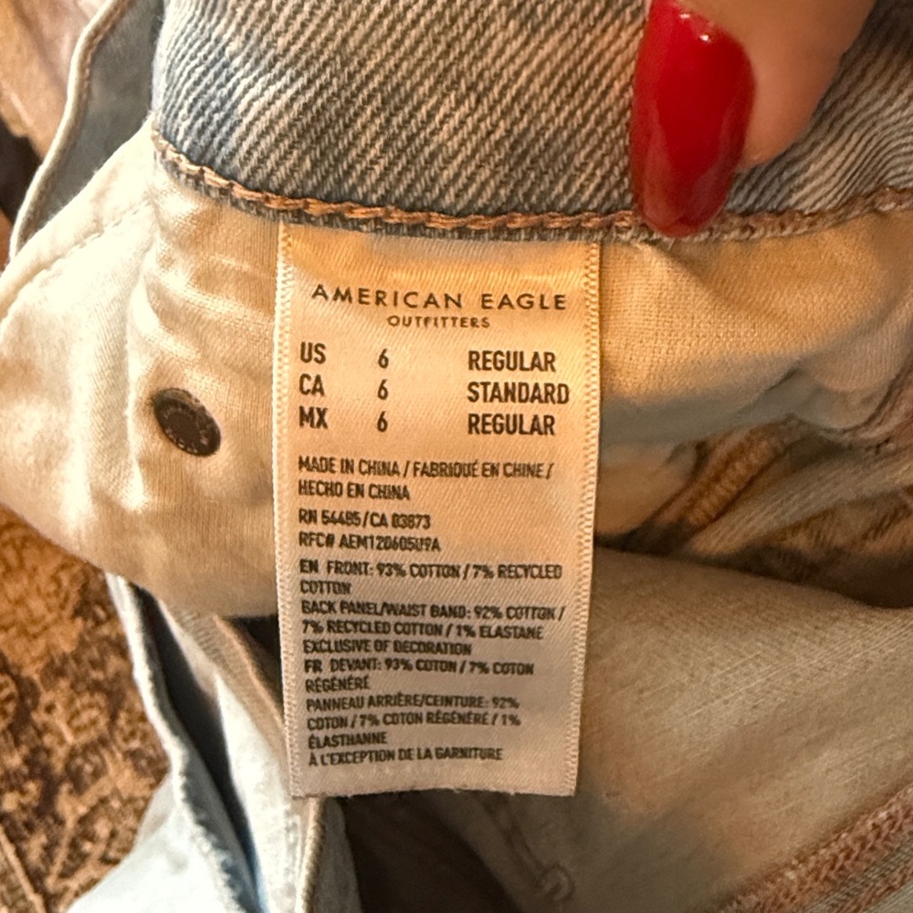 American Eagle Crossover Baggy Straight Jeans - Picture 6 of 7